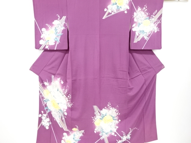 リサイクル　花束模様訪問着